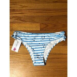 Aerie Women's Stripes with Stars Cheeky Bikini Bottom (NWOT) - Med